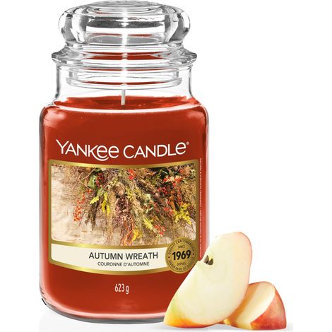 Grande Bougie en Jarre, Parfum Couronne d'Automne, 623 g (1/5)