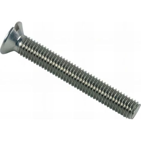 Vis métaux tête fraisée Fendue 4 x 10 mm INOX A2 - Boite de 200 pcs - Fixtout VMFF04010A2