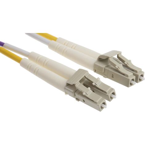 Câble fibre optique RS PRO 10m Avec connecteur / LC, OM3 Multi-mode ( Prix pour 1 ) (1/2)