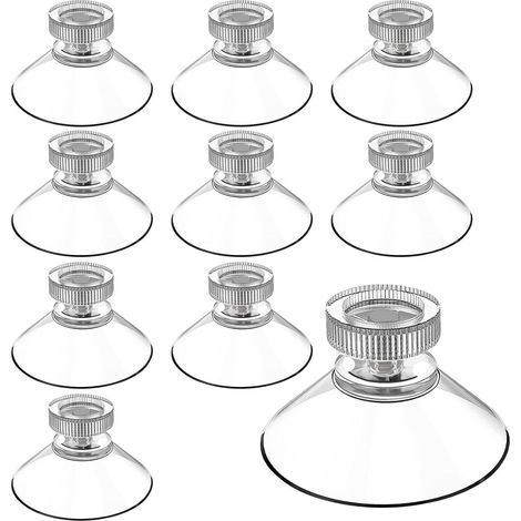 10 PCS Ventouse,Ventouse Vitre Ventouse Table en Verre,Mini Ventouse,Des Ventouses,Ventouse Pare Soleil,pour Verre,Carrelage,PVC(25mm) (1/5)
