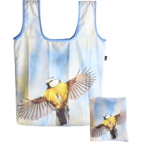 Esschert Design Einkaufstasche Blaumeise faltbar & nachhaltig