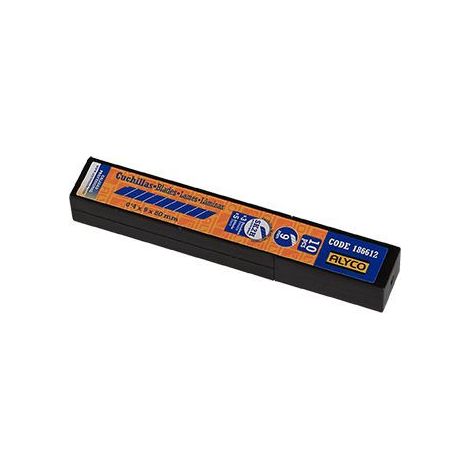 DISPENSADOR DE 10 CUCHILLAS FRAGMENTABLES 9 MM SK2H ALYCO