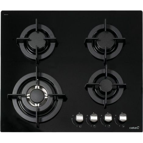 Cata CCI 6031 BK - Encimera De Gas 4 Zonas Coccion Ancho 60 Cm Gn