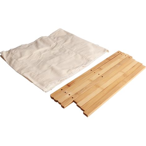 Panier à linge sale en bois pliable pour la maison, la salle de bain ou le vestiaire. (1/5)