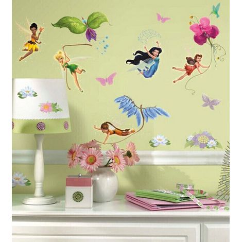 30 Stickers Fée Clochette La Vallée du printemps Disney fairies (1/3)