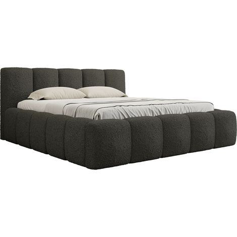 Lit TrendyNest 113, Abriamo 08, Double, 180x200, Tapisserie, Sommier à lattes, 200x222x71cm (1/5)