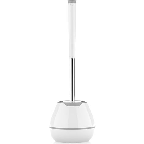 Set of 2 toilet brushes with holder, made of silicone, ZQKLA-AquaForge (1/5)