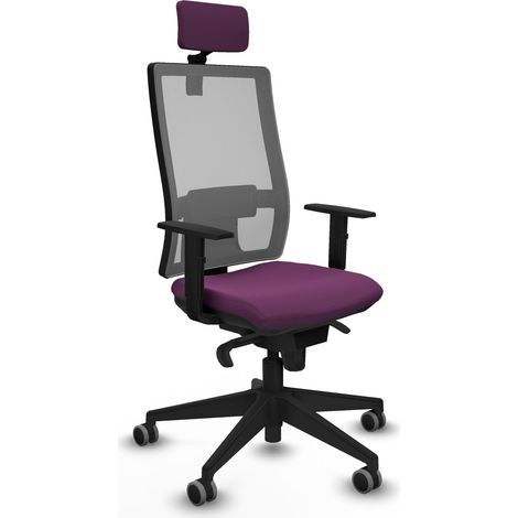 Bürostuhl piqueras y crespo Horna grau Mesh und Leder