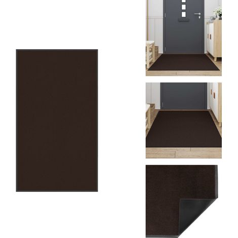 Paillasson marron 115x200 cm - Paillasson - Paillasson De Porte - Paillasson De Bienvenue - Paillasson De Porte Extérieur (1/5)