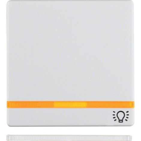 HAGER Q.1  TOUCHE AVEC LENTILLE + ENREGISTREMENT LUMIÈRE BLANC POLAIRE