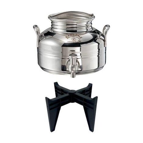 Mini Fustino Saldato Gioiello Sansone Inox 18 a 10 Lt 2
