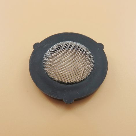 2.5 cm (1 inch) convex and concave stainless steel filter, garden hose fitting, shower hose sealing gasket (1/3)