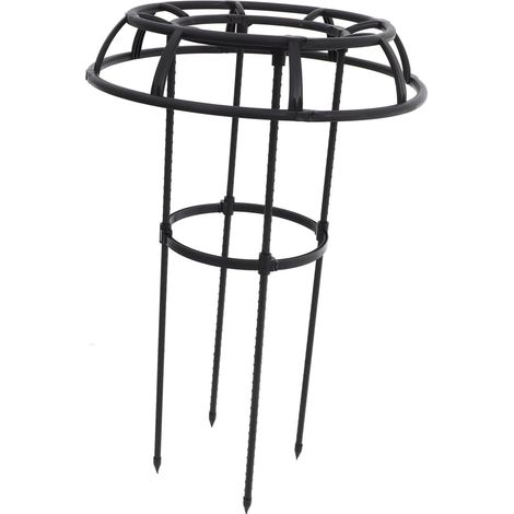 Climbing Plant Support, Steel and PP Garden Trellis, Outdoor Trellis for Roses and Plants, Adjustable Height, Sturdy and Stable, Creative Design (1/5)