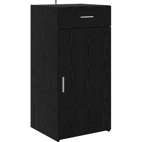 Maison Exclusive - Credenza Rovere nero 45 x 42,5 x 93 cm Legno multistrato