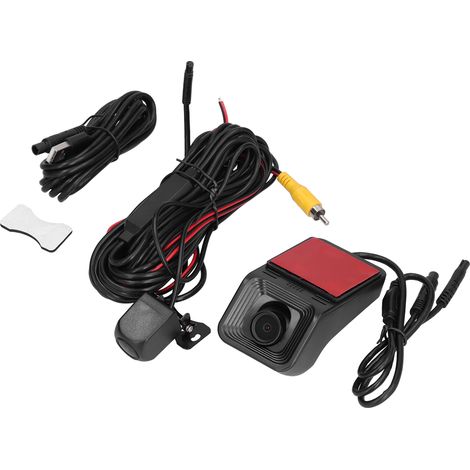 Caméra de route USB 1080P HD DVR voiture double lentille ADAS enregistreur de conduite universel pour navigation Android (1/5)