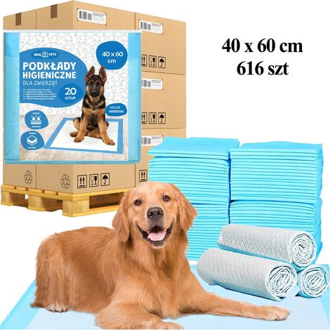 Sous-couche bleue pour l'apprentissage de la propreté XL 40x60 cm