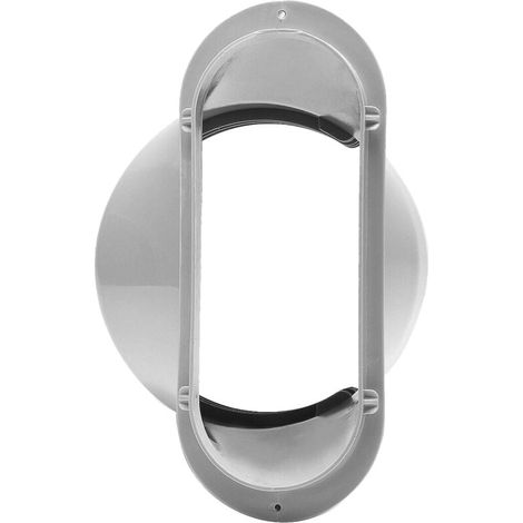 Connettore di interfaccia per tubo di scarico per finestra del condizionatore d'aria portatile da 15 cm (ugello piatto) (1/4)