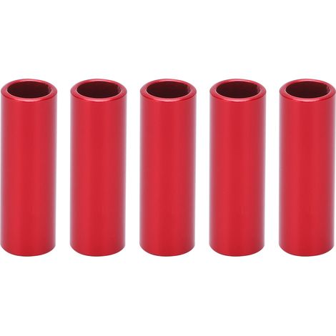 Kappe für Schaltzugrohre aus Aluminiumlegierung für 4-mm-Schaltzüge, Zubehör, Rot (1/5)
