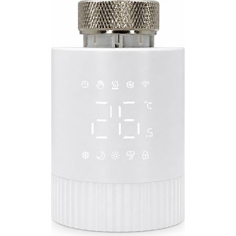 Vanne thermostatique intelligente pour radiateur Zigbee TRV 006, contrôle de la température ambiante (1/5)