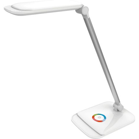 Platinet Modelo LED moderno lámpara de escritorio blanca