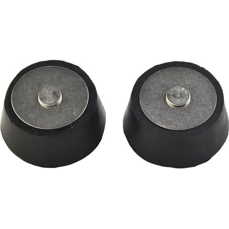 Lot de 2 joints de tuyau de vidange en caoutchouc pour piscine - Protection contre le gel - Noir - Anti-fuite - Blocage de l'eau (63 mm) (1/5)