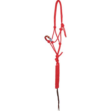 Pool's Capezza ROSSO in corda con decorazioni perline c/lunghina (1/3)