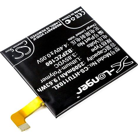 NX - Batterie téléphone, smartphone, GSM pour HTC 3.85V 2500mAh - 35H00271-00MB2PZC100