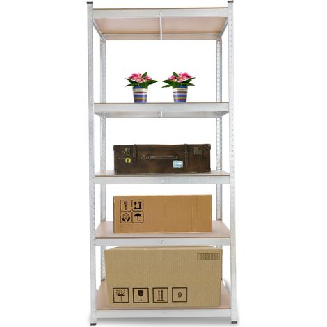 AREBOS Heavy duty Shelf Garage Racking Shelf 5 Tier Layer Shelf Storage