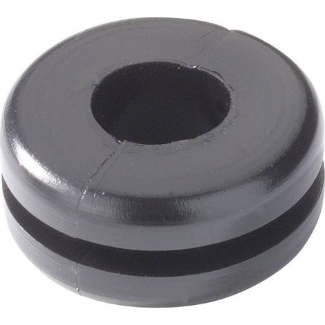 Passe-câbles HellermannTyton HV1207-PVC-BK-M1 633-02070 Ø max. des bornes 6 mm PVC noir 1 pc(s) S11163