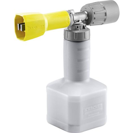 Kärcher – Embout en mousse pour nettoyeur haute pression – Débit 400-600 l/h – Capacité 1 l – Pression max. 300 bar – 3 réglages de dosage (1/3)