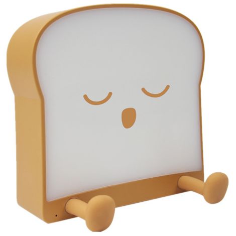 Veilleuse pour enfants Toast Bread Night Light avec support de téléphone, chargement USB 1pc (1/5)