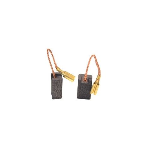 Jeu De 2 Charbons Adaptable Pour Rupes. Dimensions: 6 X 8 X 13mm.