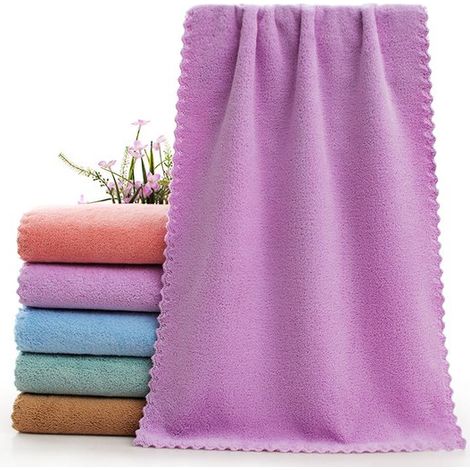 Lot de 5 serviettes microfibre pour animaux - Très absorbantes - Séchage rapide - 70 x 140 cm - Idéales pour sécher chiens et chats après le bain (1/5)