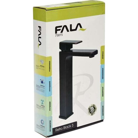 75815 - Mitigeur lavabo noir aspect vieilli (1/3)