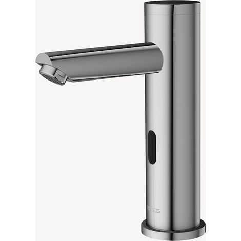 Robinet lavabo automatique moderne, eau froide Chromé - Pula (1/2)