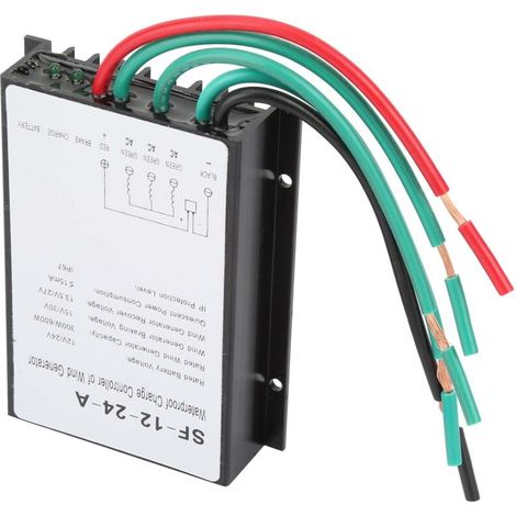 Wind Turbine Generator, Wind Turbine Controller, Wind Turbine Generator Charge Regulator, 12V/24V 300W/600W Waterproof Wind Turbine (1/5)