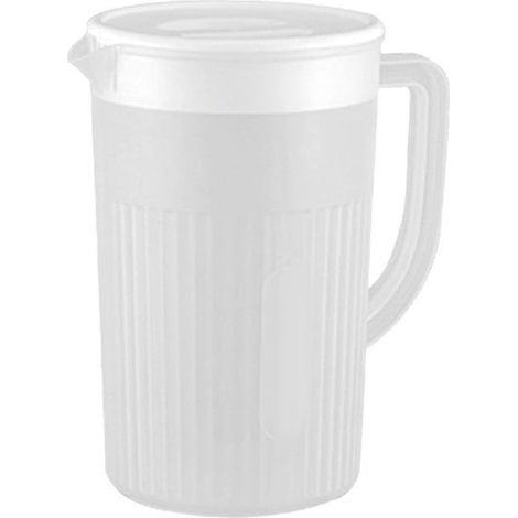 1 Pichet eau,PP,Résistant réfrigérateur,Filtre intégré,Couvercle,2,7L,Maison (1/5)
