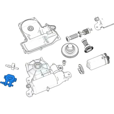 came pièce détachée du bras à transmission frog-j 119ria071 (1/3)