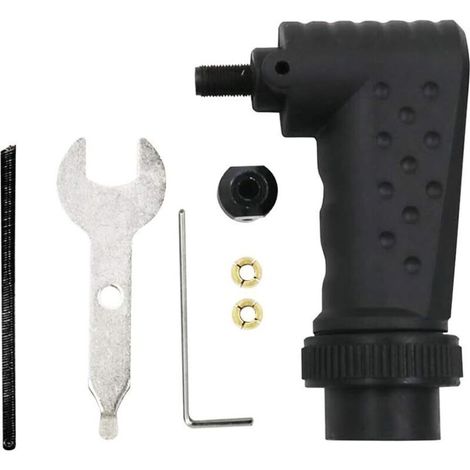 Adaptateur d'angle droit pour meuleuse électrique Accessoire 90 degrés pour meuleuse électrique Outils rotatifs Outils électriques Abrasifs (1/4)