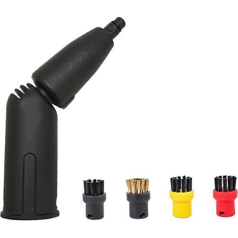 Brosse turbo vapeur + petite brosse ronde pour nettoyeur vapeur Karcher SC1 SC2 SC3 SC4 SC5 SC7 - Accessoires et pièces détachées 2.863-159 (1/5)