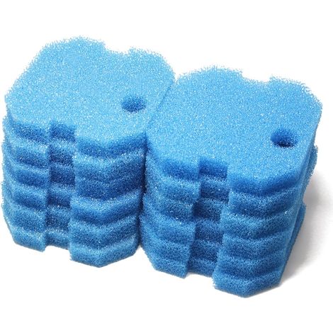12 Mousse De Filtration, Bleue Grossière, Pour Eheim 2222 2324, Aquarium
