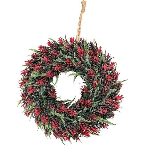 Kranz, Grünflächen, künstliches Grün, festliche Innenräume und-35cm Green Red (1/5)