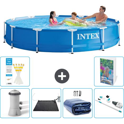 Frame Pool Rund - 366x76 cm - 7-teilig S252