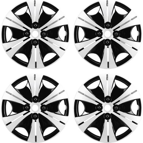 4 pièces 15 pouces enjoliveurs enjoliveurs de remplacement R15 couvercle de jante universel pour voitures camion SUV. (1/5)