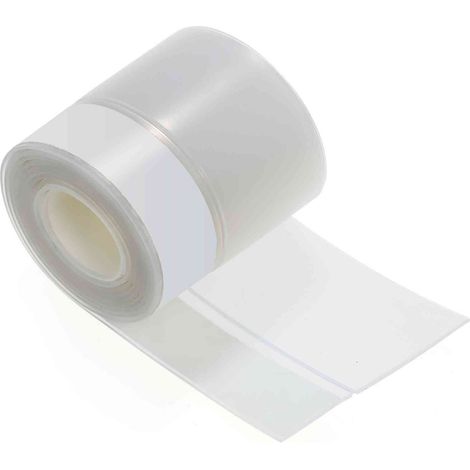 Bande d'étanchéité en caoutchouc silicone auto-adhésive de 1 m (3,3 pi) pour portes et fenêtres, isolation phonique et phonique. (1/5)