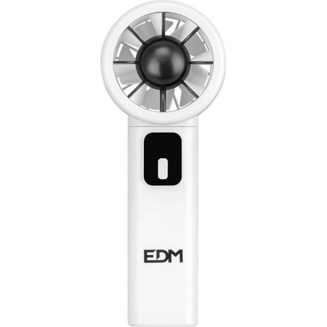 EDM 33069 Digital Handheld Lüfter – 6 Geschwindigkeiten, USB-C aufladbar, 1200 mAh