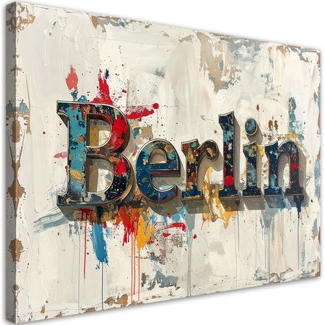 Stampe su Tela, Insegna di Berlino Tipografia, 30x20 (1/5)