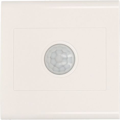 Interruptor con sensor de movimiento PIR, interruptor de luz LED activado por movimiento, interruptor de pared de control automático, detector de presencia inteligente (220 V CA, blanco)