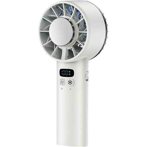 Ventilateur Portable - Ventilateur Mini USB Rechargeable avec Fonction Refroidissement Local TEC - Pour Extérieur Bureau Voyage Camping - 1 Pièce (1/5)