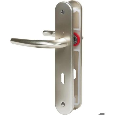 Hoppe San Diego conjunto puerta acabado champán aluminio